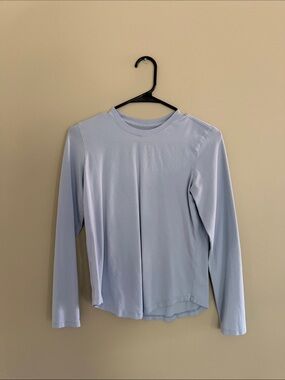 lululemon athletica Light Blue Long-Sleeve Crew